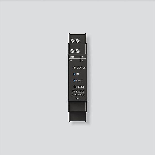Siedle IP-Schaltaktor für Access Schwarz A I/O 670-0